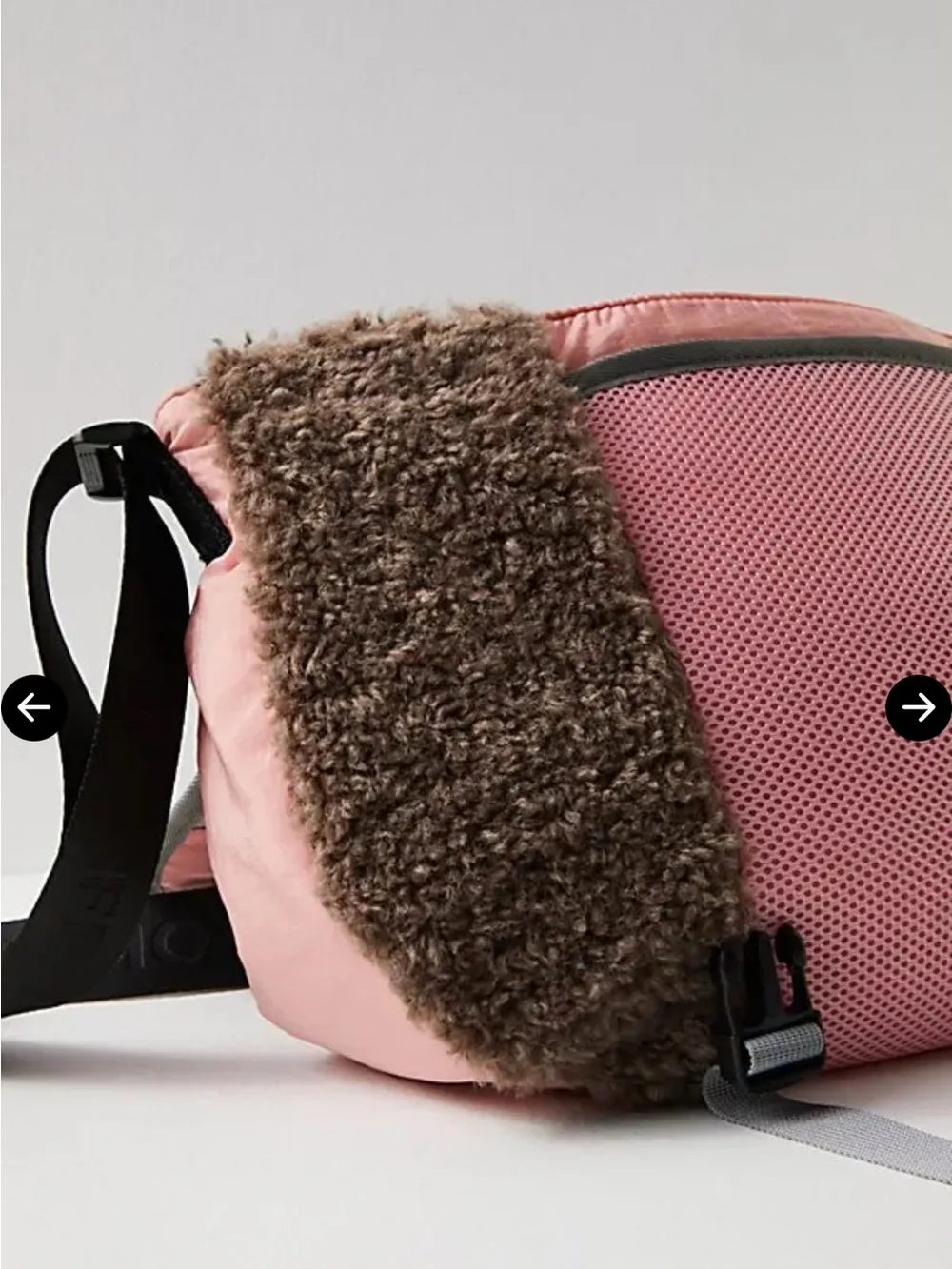 FP Movement Playoff Sherpa Messenger Bag in Pink Like New! RT $138